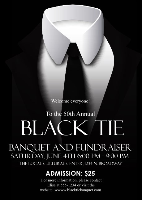 Black Tie Club Flyer