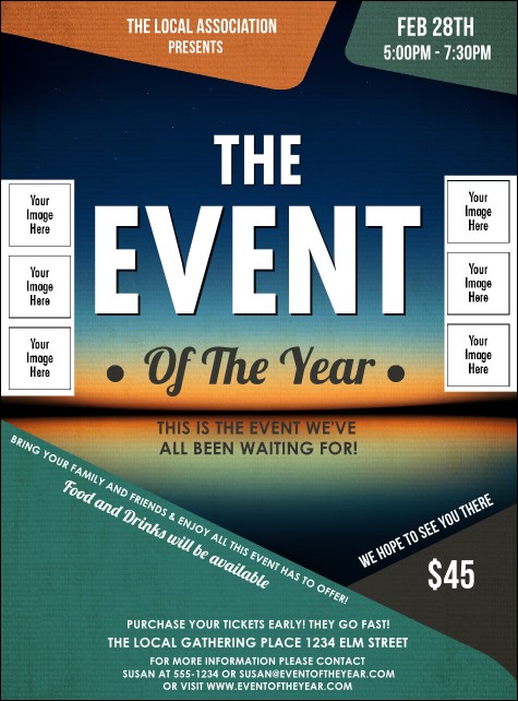 All Purpose Horizon Logo Flyer Product Front