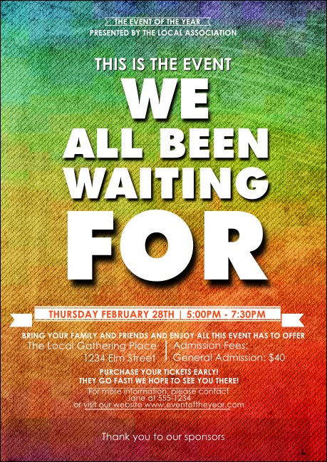 Rainbow Postcard Product Front