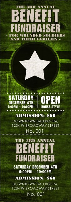 Army Event Ticket Product Front