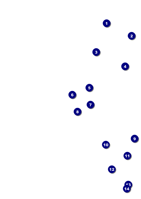 Norwegian Postcard Front Field Markers
