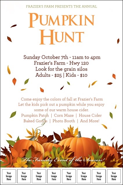 Pumpkin Patch Logo Poster Product Front