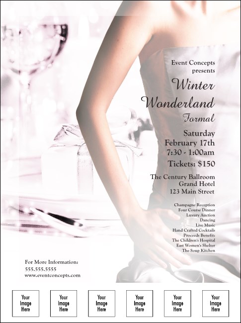 Dinner Dance Flyer Product Front