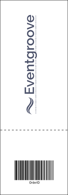 French Reserved Event Ticket Product Back