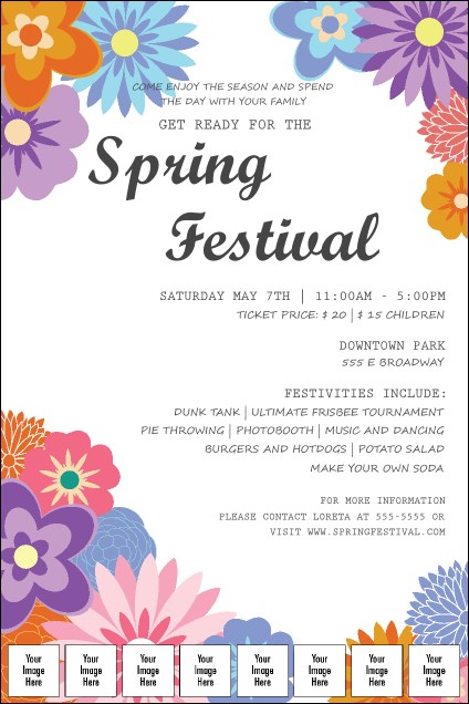 Spring Festival 3 Image Poster Product Front