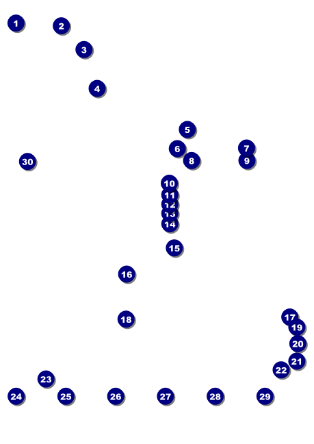 Class Reunion Mascot Green Postcard Mailer Front Field Markers