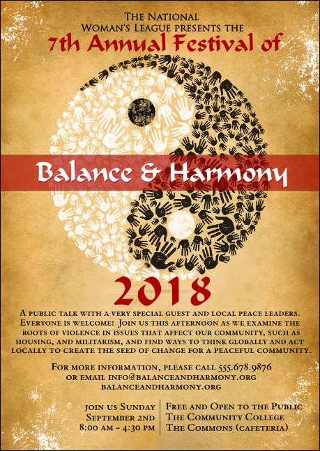 Yin Yang Postcard Mailer