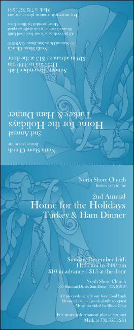 Christmas Angel  Table Tent Product Front