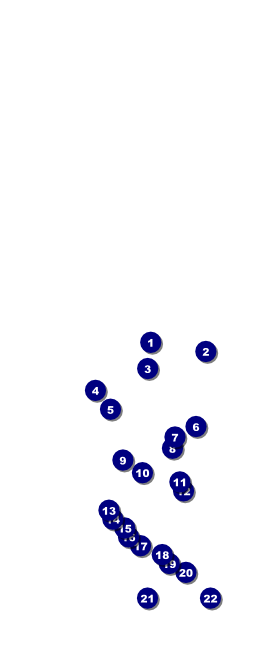 Cool Christmas Table Tent Front Field Markers