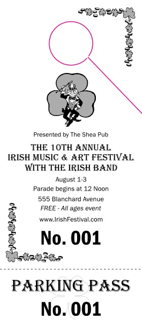 St. Patrick's Day Hang Tag Product Front