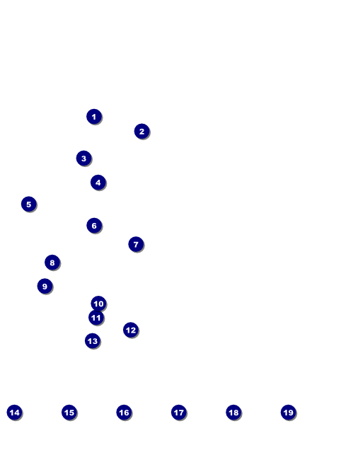 Hip Hop Green Image Flyer Front Field Markers