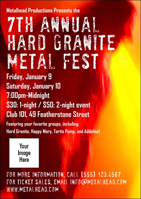 Heavy Metal Postcard Product Front