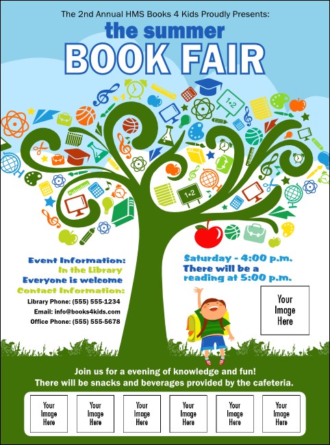 School Tree Logo Flyer Product Front