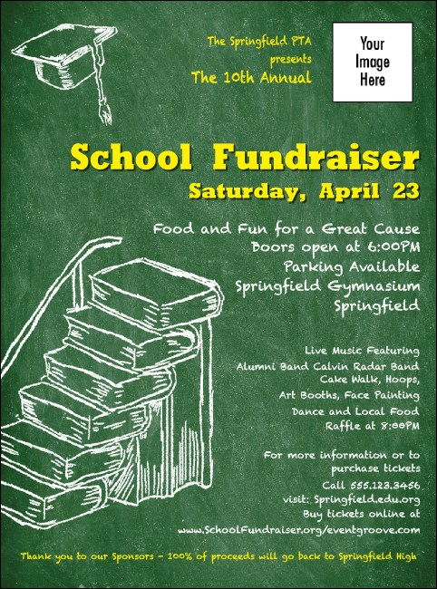 Education Chalk Board Flyer Product Front