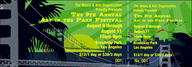 California General Admission (Gray and Blue) Product Front