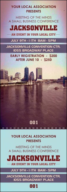 Jacksonville Event Ticket