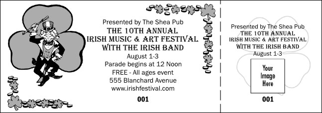 St. Patrick's Day General Admission Ticket 004 Product Front