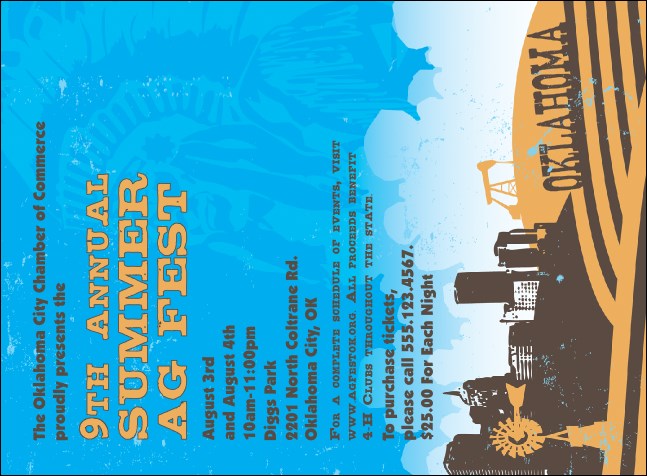 Oklahoma Invitation Product Front