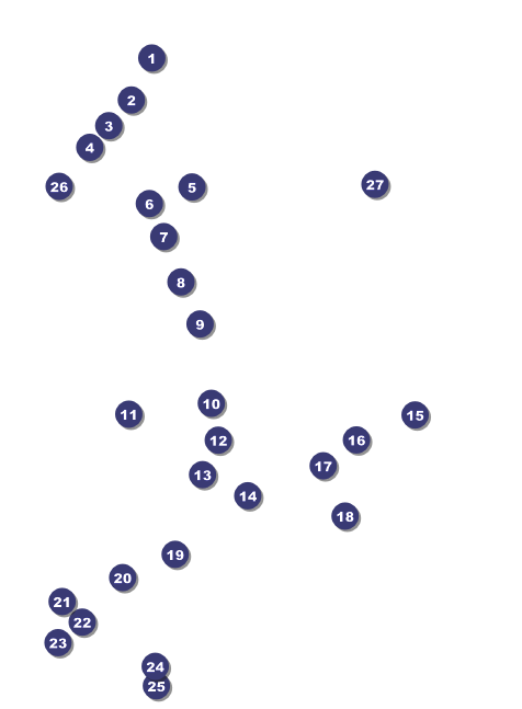 Versus Orange Invitation  Front Field Markers