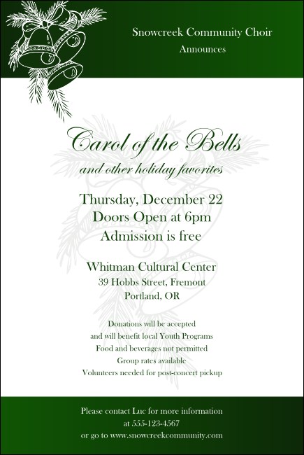 Christmas Bells Poster 001 Product Front