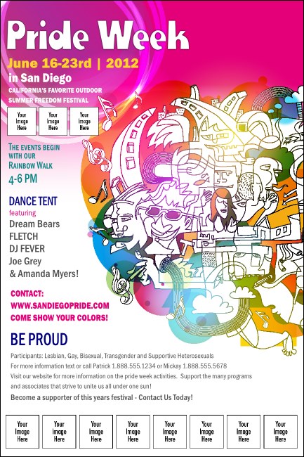 LGBT Pride Logo Poster Product Front