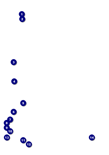 Retro Comic Book Postcard Front Field Markers