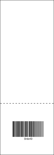 Basketball Raffle Ticket 003 Product Back