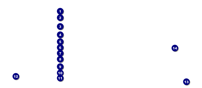 Wedding Flower Motif VIP Pass Front Field Markers