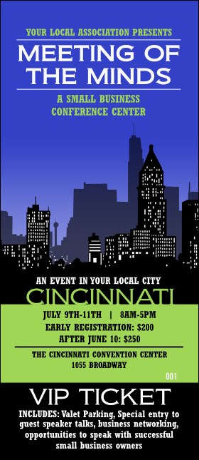 Cincinnati Skyline VIP Pass Product Front