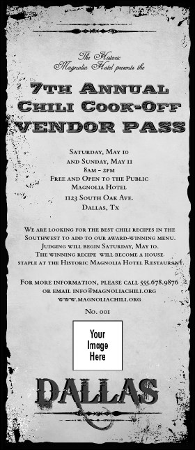 Dallas VIP Pass (Black and White)