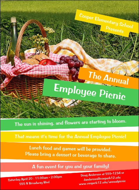 Picnic 2 Invitation Product Front