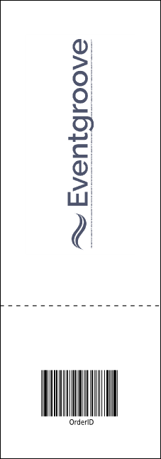 Car Racing Event Ticket Product Back