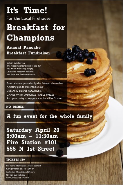 Pancake Breakfast Poster Product Front