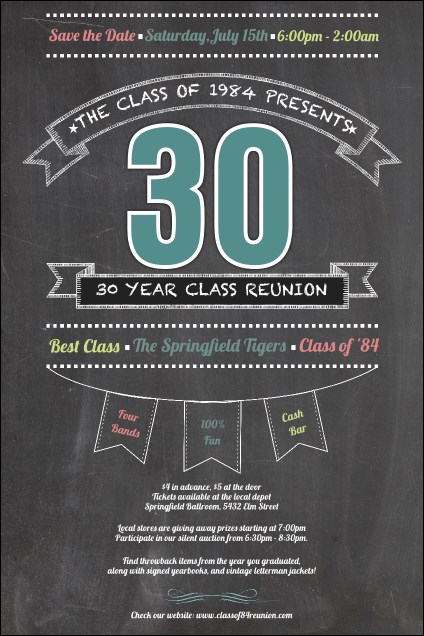 Class Reunion Poster Product Front