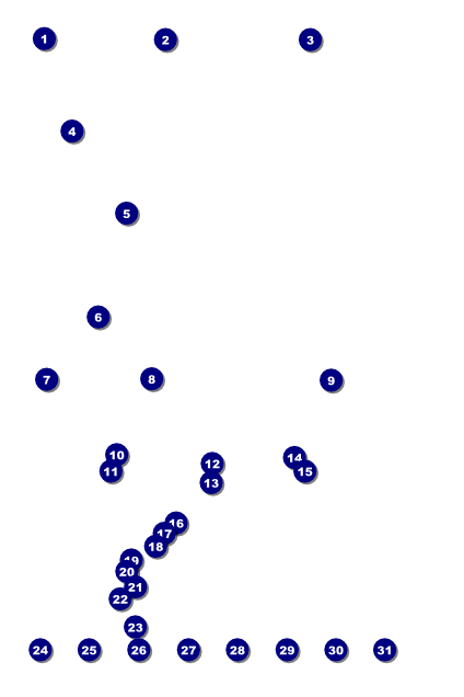 Class Reunion Logo Poster Front Field Markers