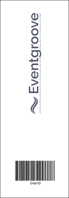 Spiritual Music Event Ticket Product Back