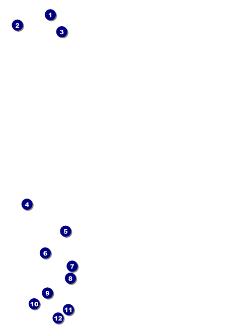 Demon Explosion Club Flyer Front Field Markers